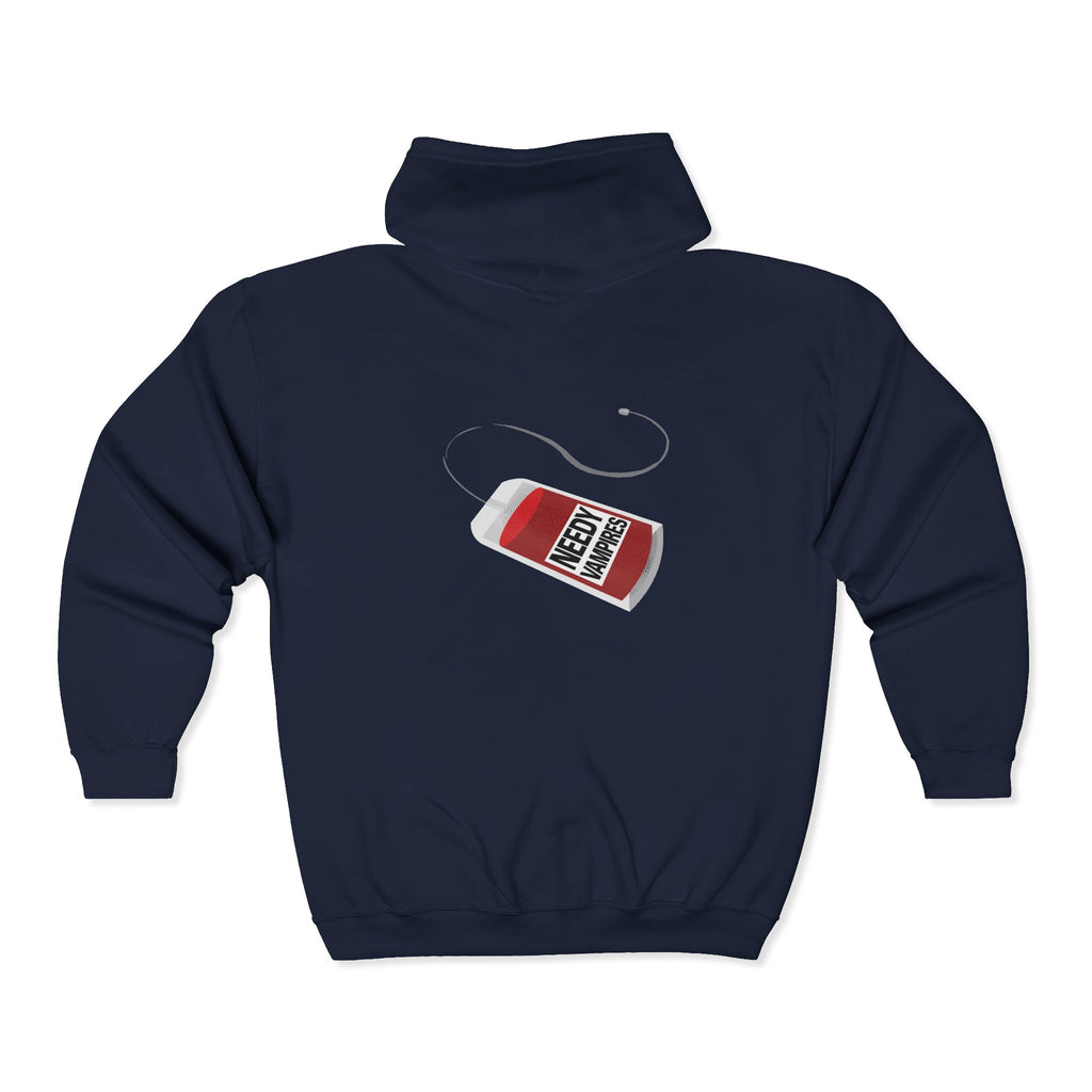 Needy Vampires Unisex Heavy Blend Full Zip Hooded Sweatshirt