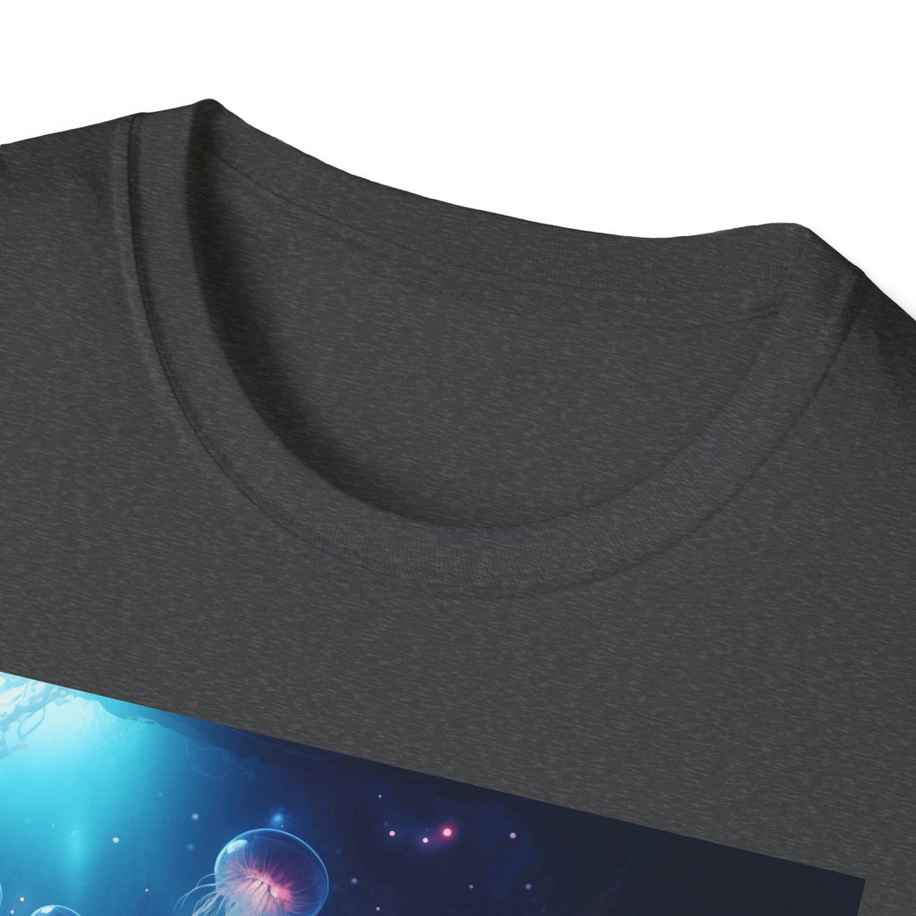 Jellyfish in Space Unisex Softstyle T-Shirt