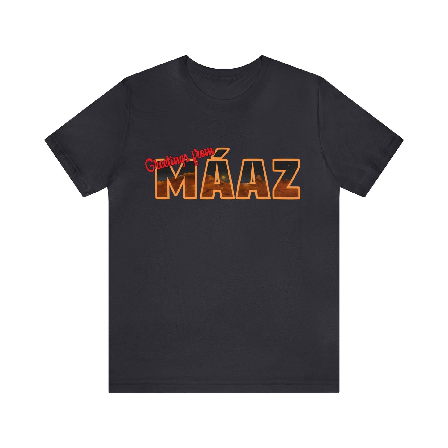 Greetings from Máaz Unisex Jersey Short Sleeve Tee