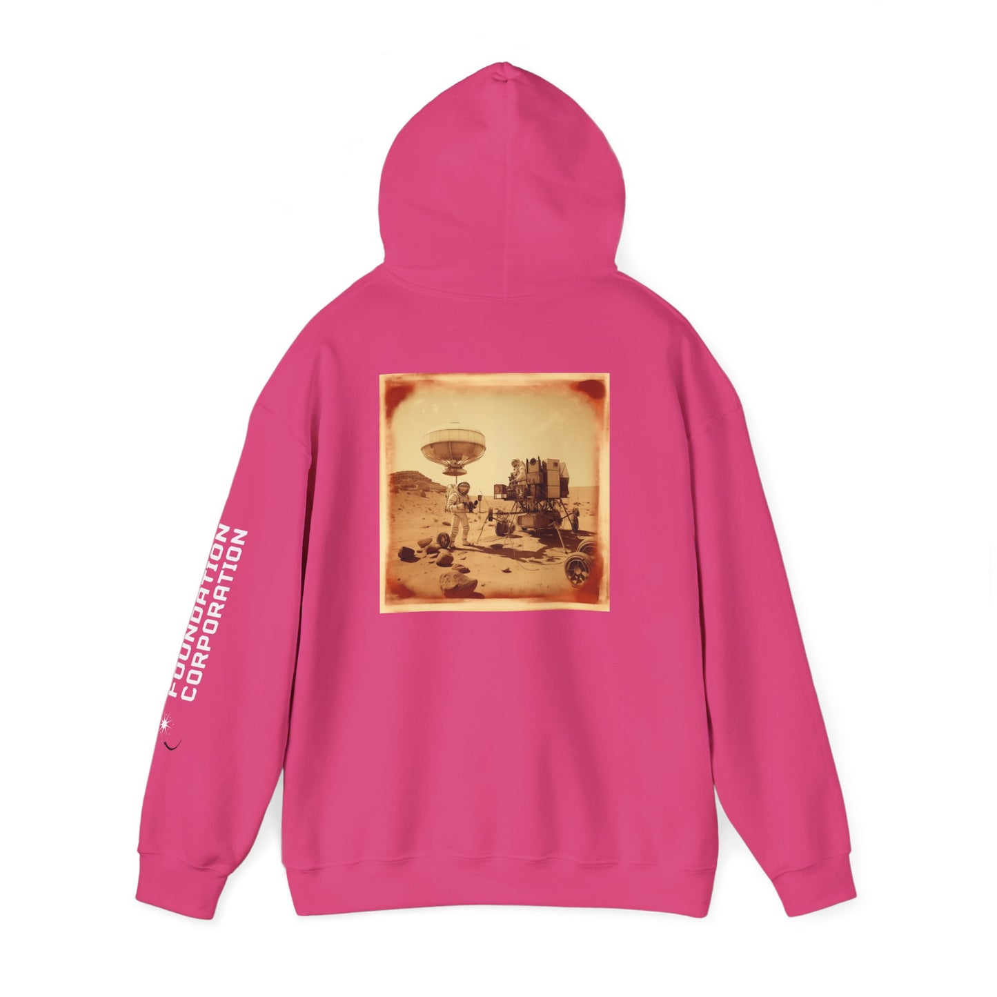 FC Martian Polaroid Unisex Heavy Blend Hooded Sweatshirt