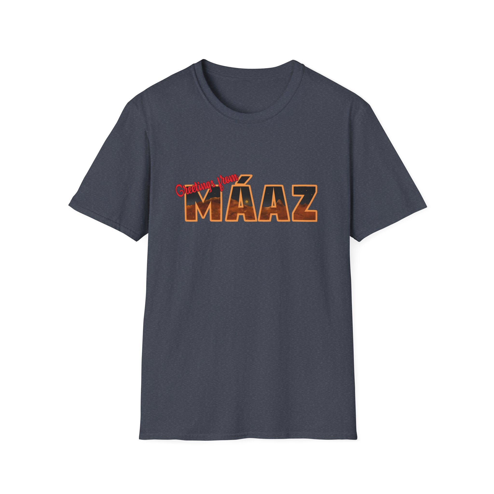 Greetings from Máaz Unisex Softstyle T-Shirt