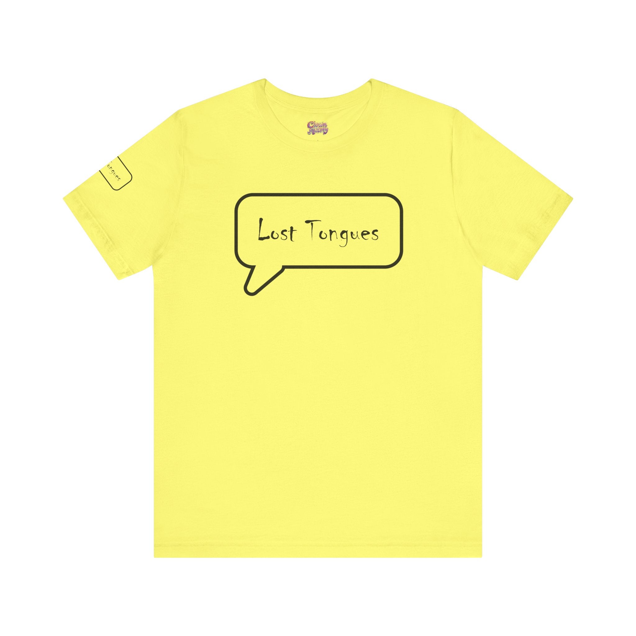 Lost Tongues Unisex Jersey Short Sleeve Tee