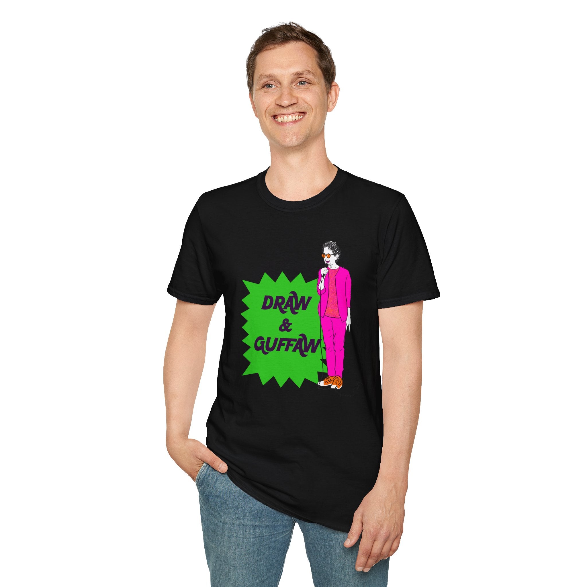 Draw and Guffaw Unisex Softstyle T-Shirt