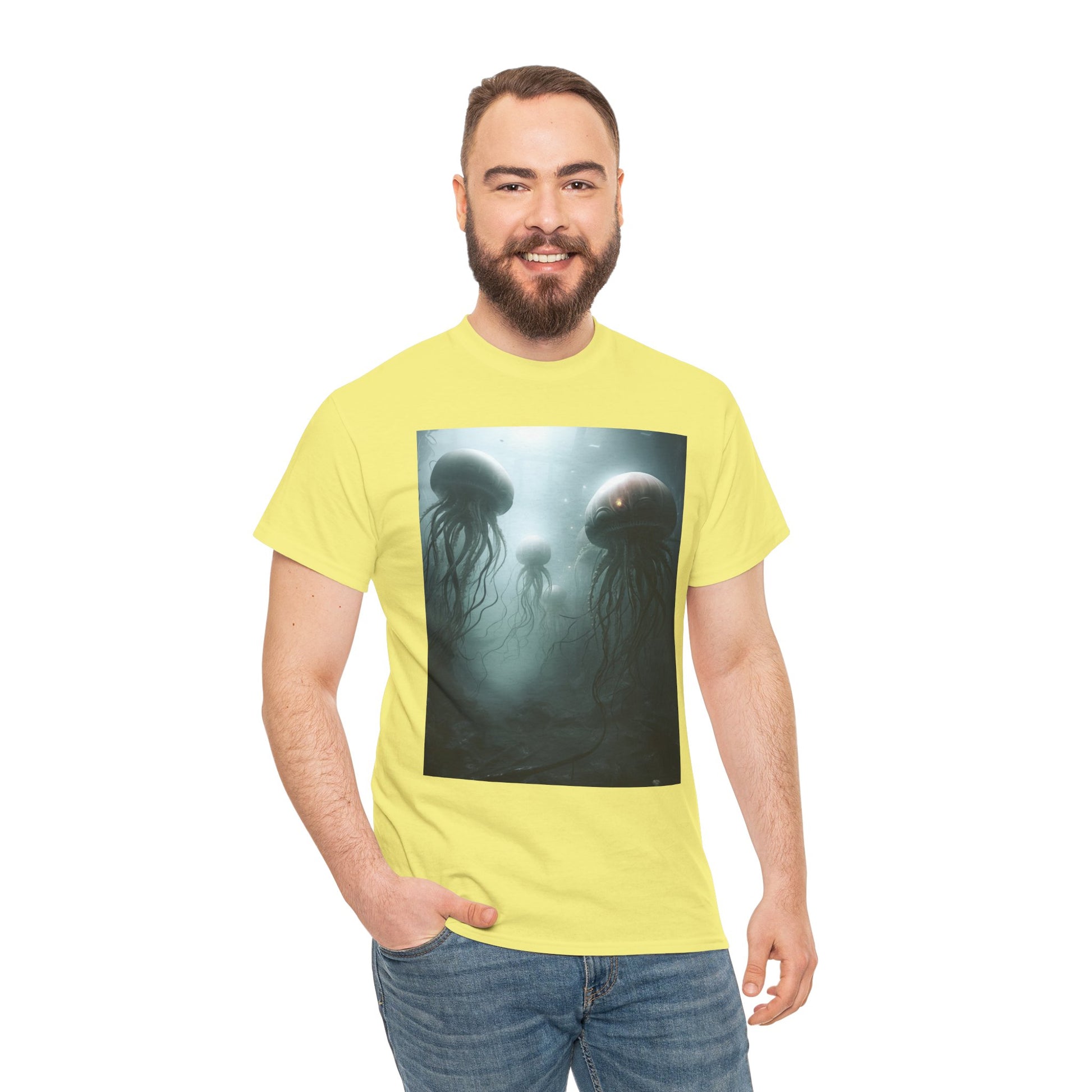Alien Jellyfish Unisex Heavy Cotton Tee