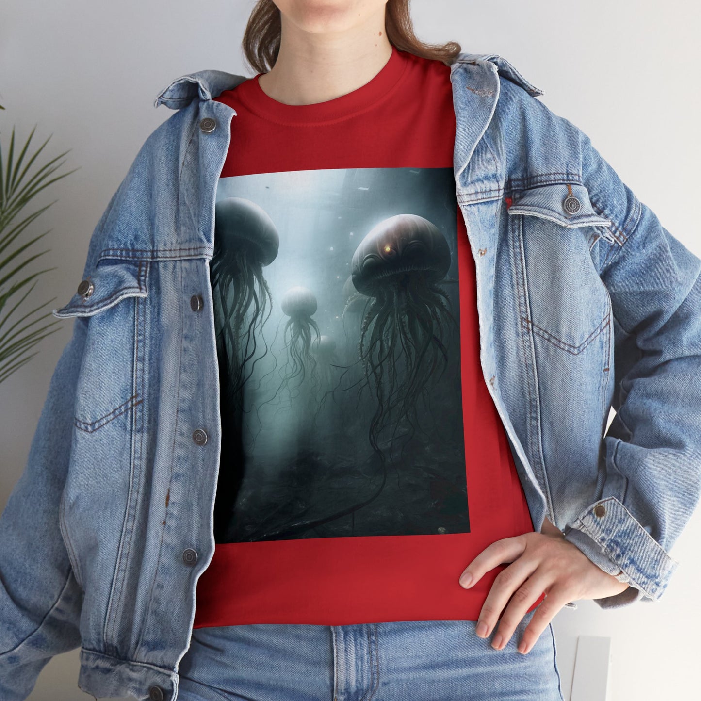 Alien Jellyfish Unisex Heavy Cotton Tee