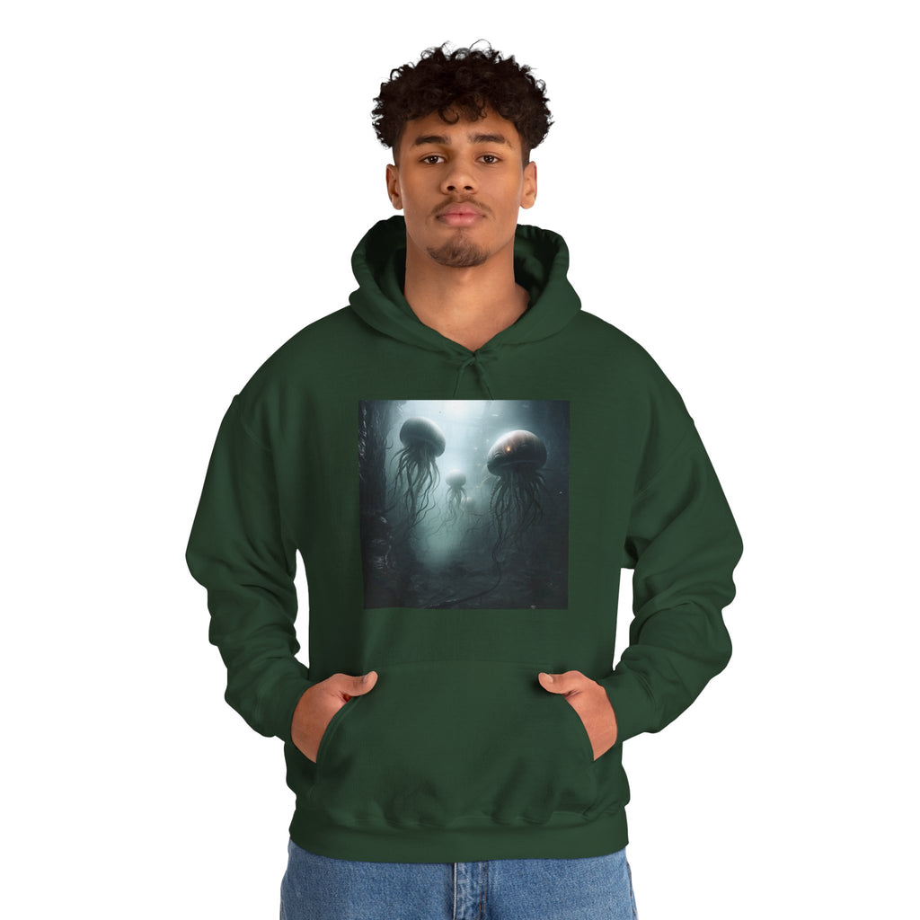 Alien Jellyfish Unisex Heavy Blend Hooded Sweatshirt