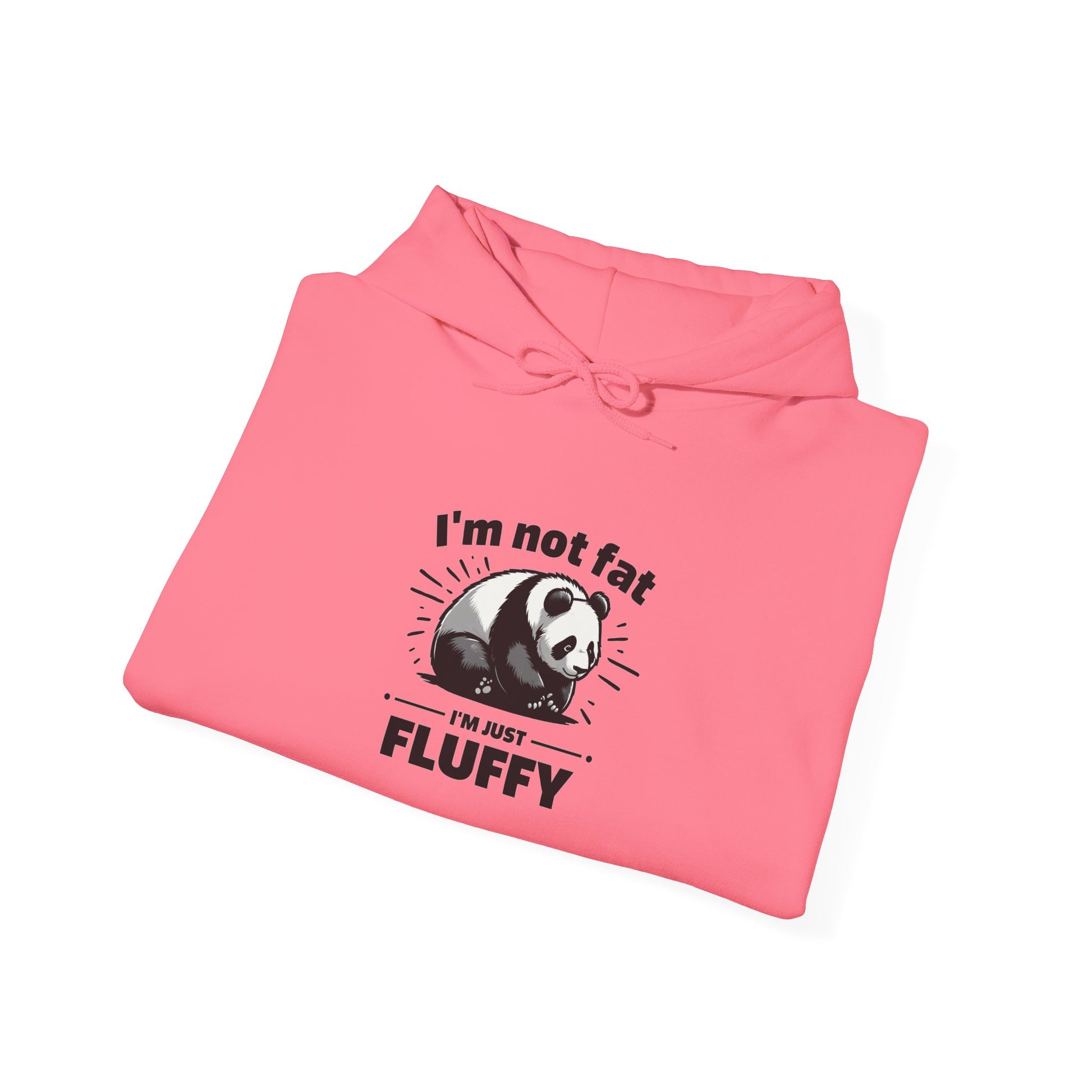 Funny Panda Hoodie - "I'm Not Fat, I'm Just Fluffy"