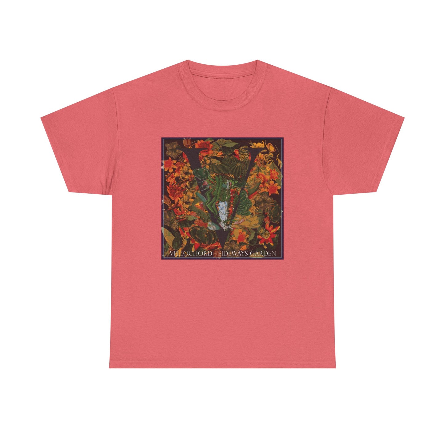 Official Vellochord Sideways Garden Unisex Heavy Cotton Tee