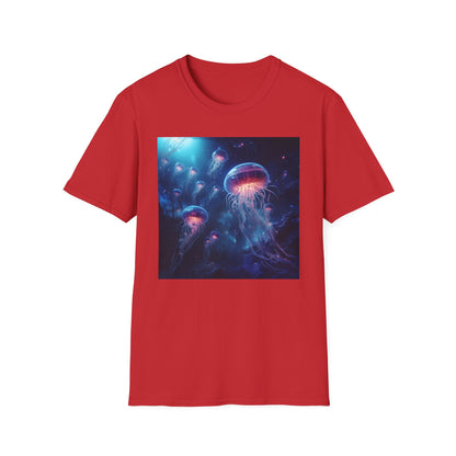 Jellyfish in Space Unisex Softstyle T-Shirt