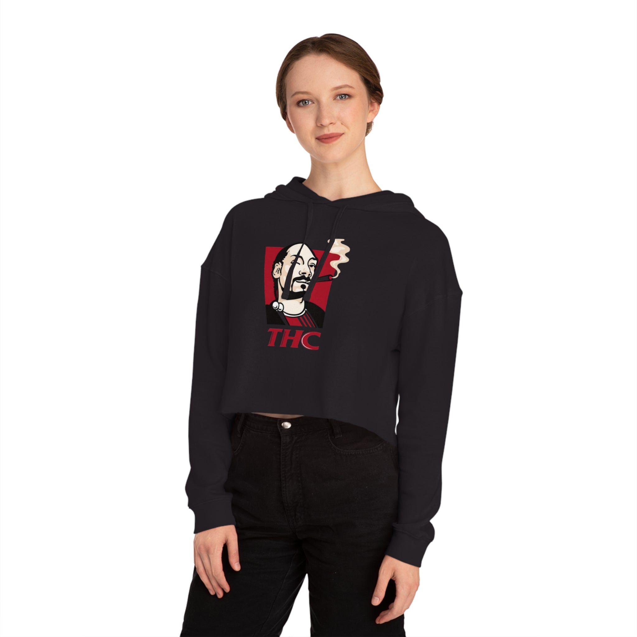 Bucket Love Cropped Hooded Sweatshirt - Chill Vibes