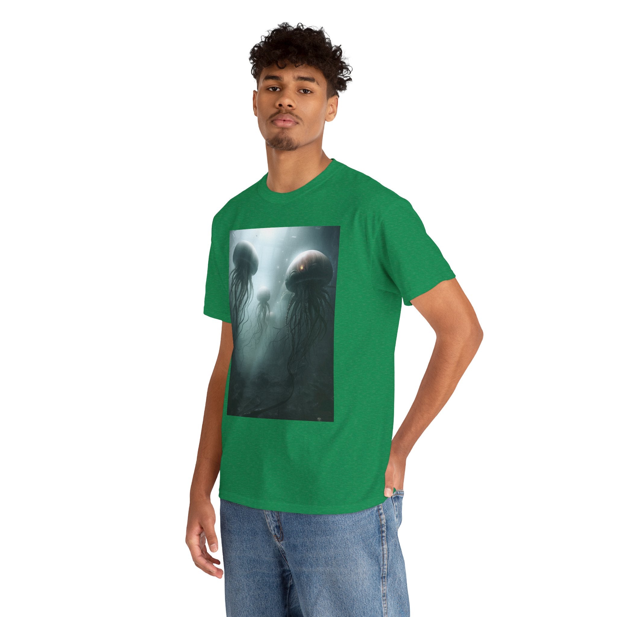 Alien Jellyfish Unisex Heavy Cotton Tee
