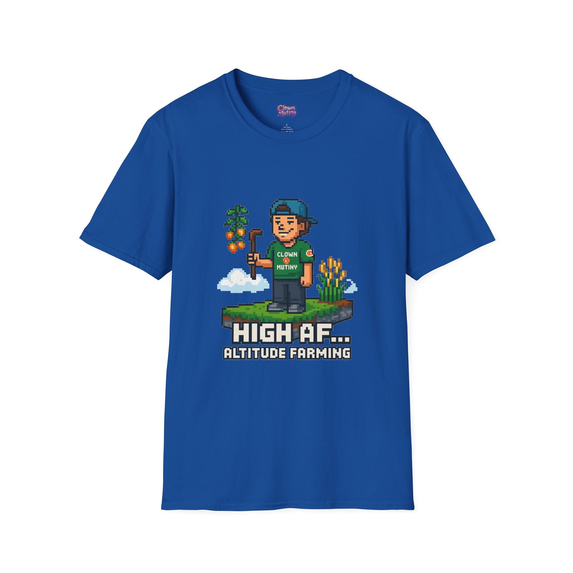 Altitude Farming Graphic T-Shirt, Fun Unisex Tee for Gamers, Perfect Gift for Farmers, Birthday, or Casual Wear