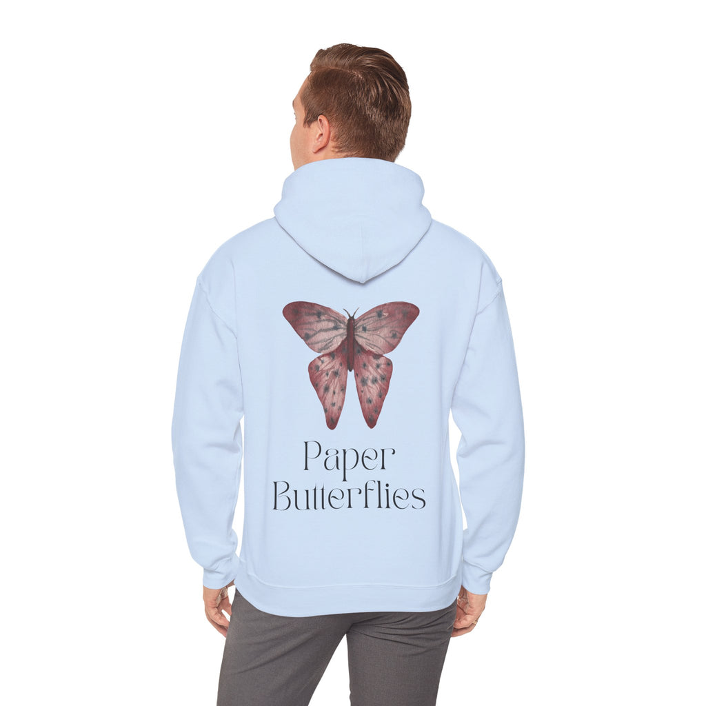 Paper Butterflies Unisex Heavy Blend Hooded Sweatshirt