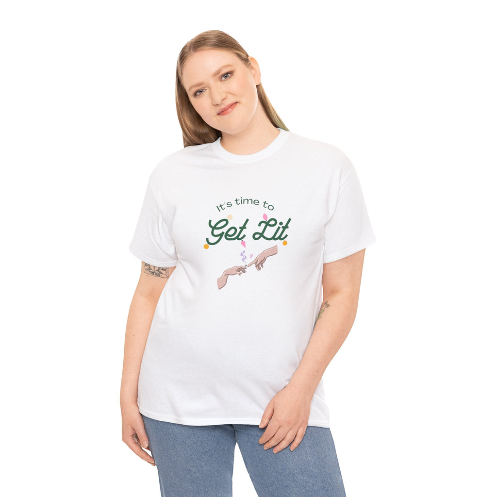 Get Lit Holiday Unisex Heavy Cotton Tee
