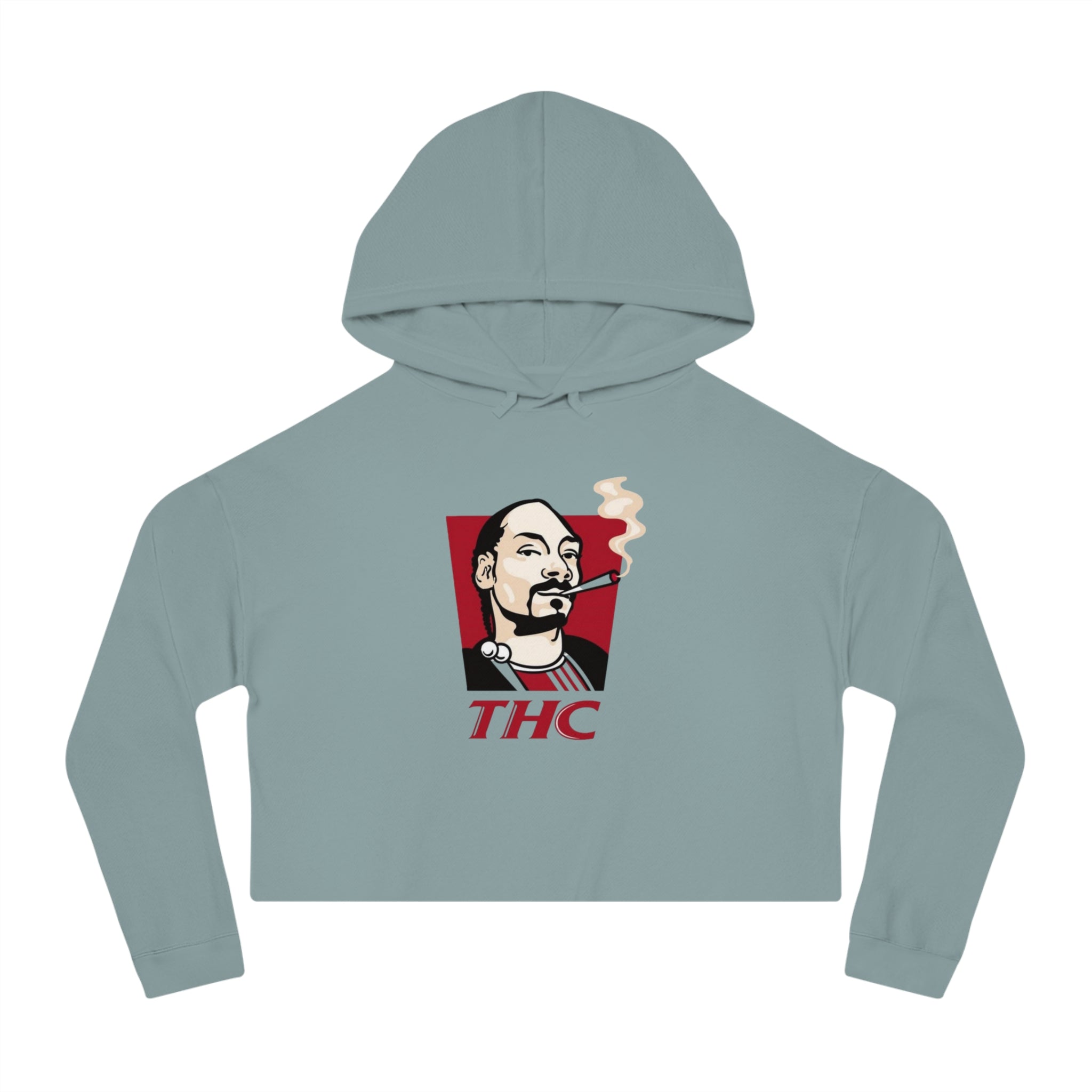 Bucket Love Cropped Hooded Sweatshirt - Chill Vibes