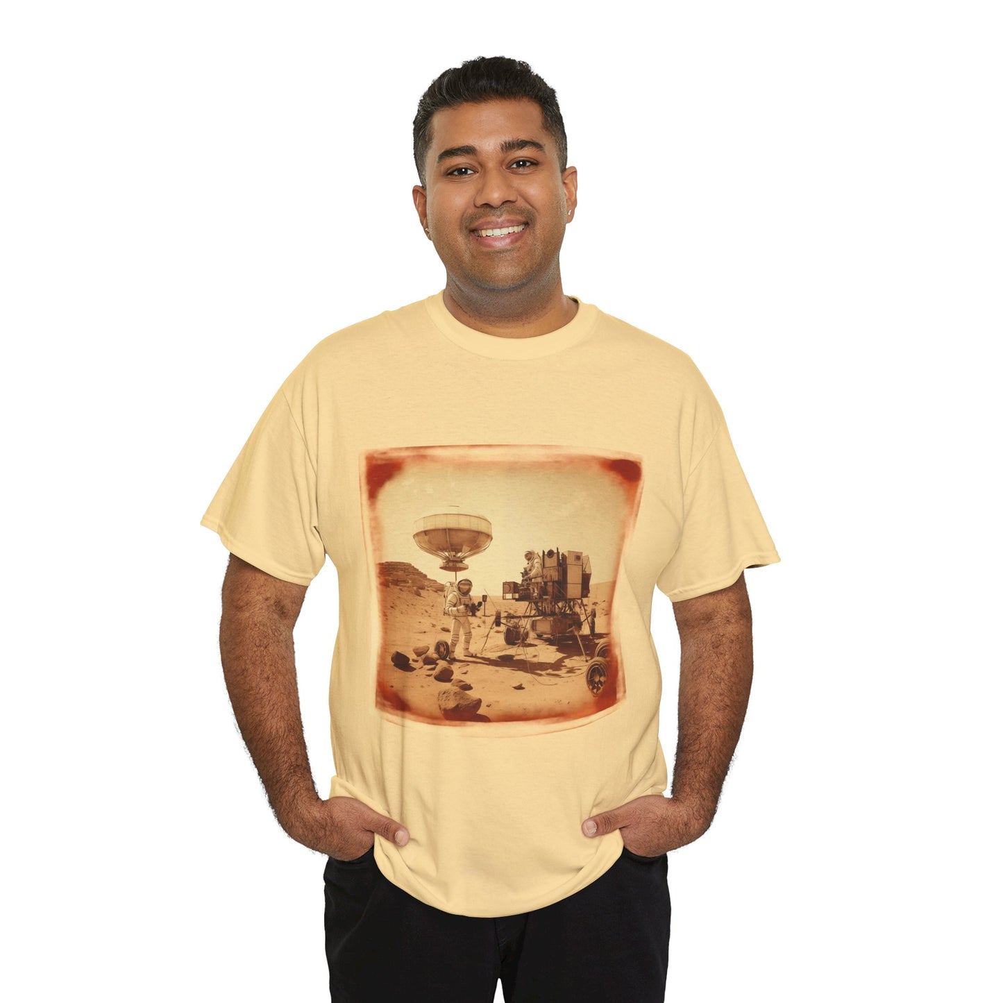 Martian Polaroid Unisex Heavy Cotton Tee