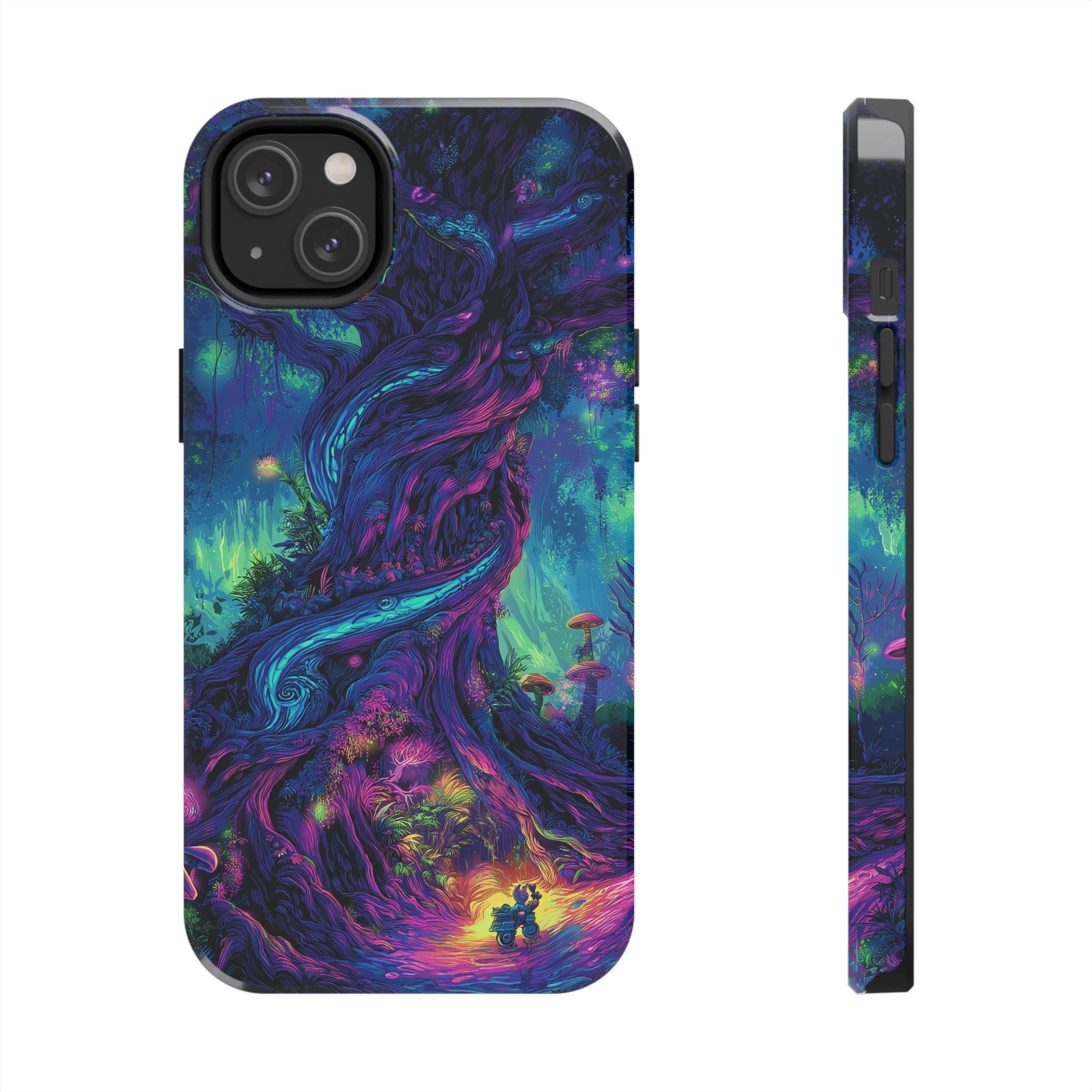 Psychedelic Tree Tough Phone Cases