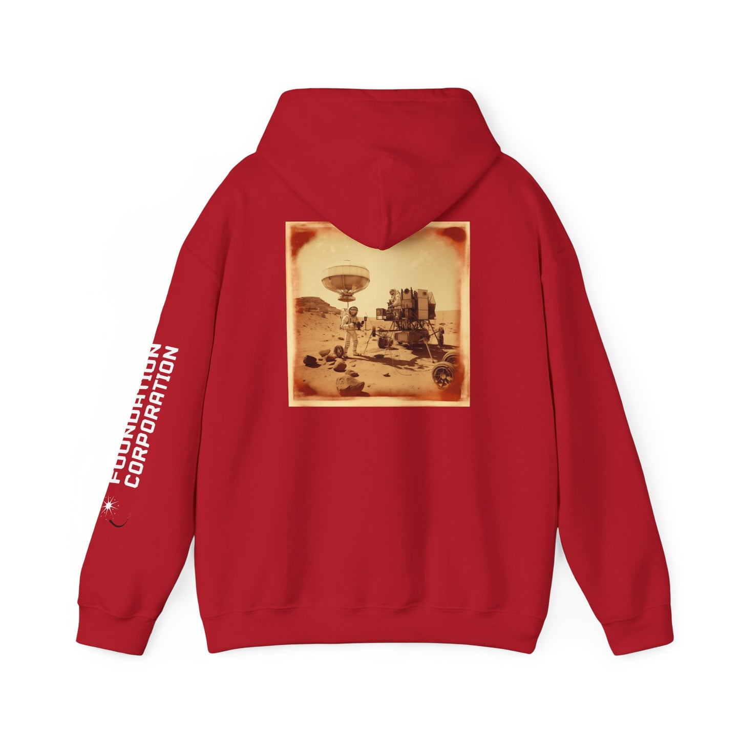 FC Martian Polaroid Unisex Heavy Blend Hooded Sweatshirt