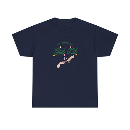 Get Lit Holiday Unisex Heavy Cotton Tee