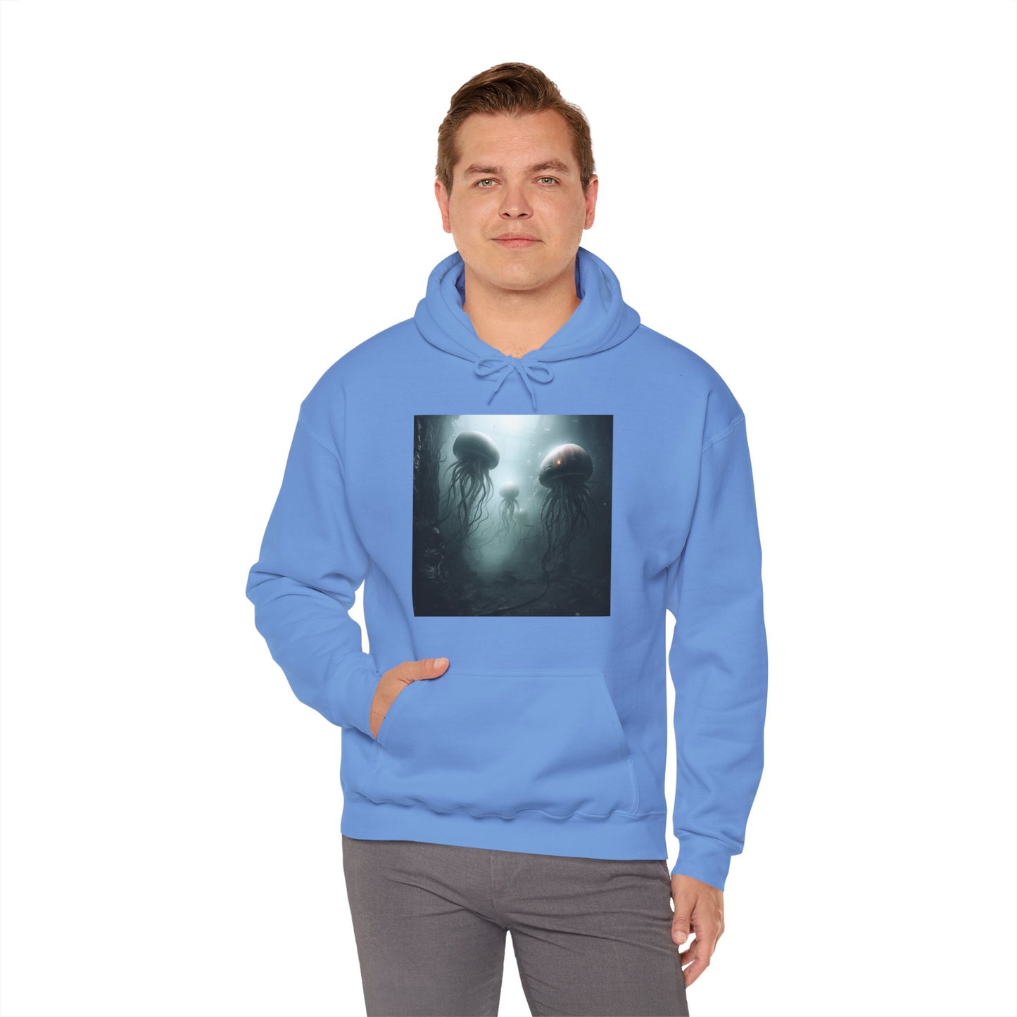 Alien Jellyfish Unisex Heavy Blend Hooded Sweatshirt