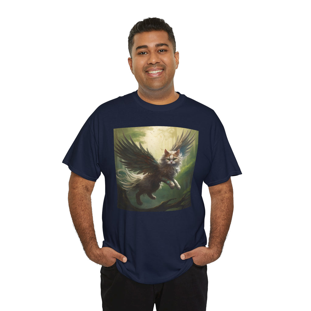 Fantasy Cat Unisex Heavy Cotton Tee