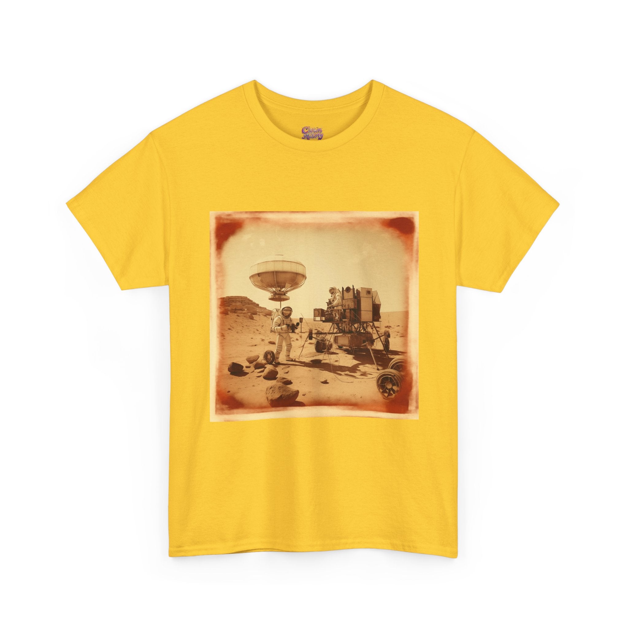 Martian Polaroid Unisex Heavy Cotton Tee