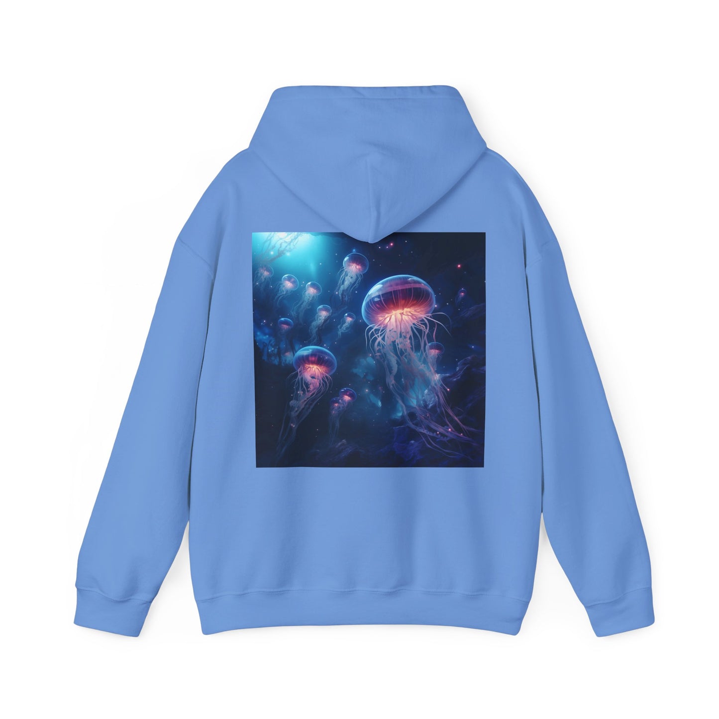 Jellyfish in Space Unisex Heavy Blend Hooded Sweatshirt