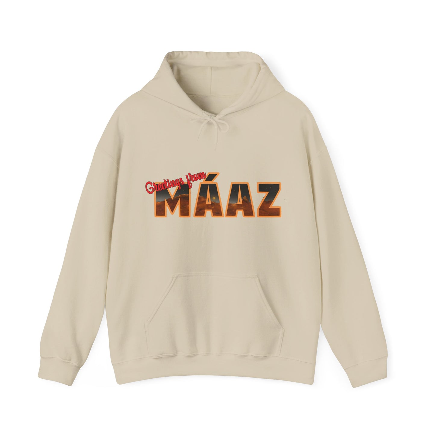 Greetings from Máaz Martians Unisex Heavy Blend Hooded Sweatshirt