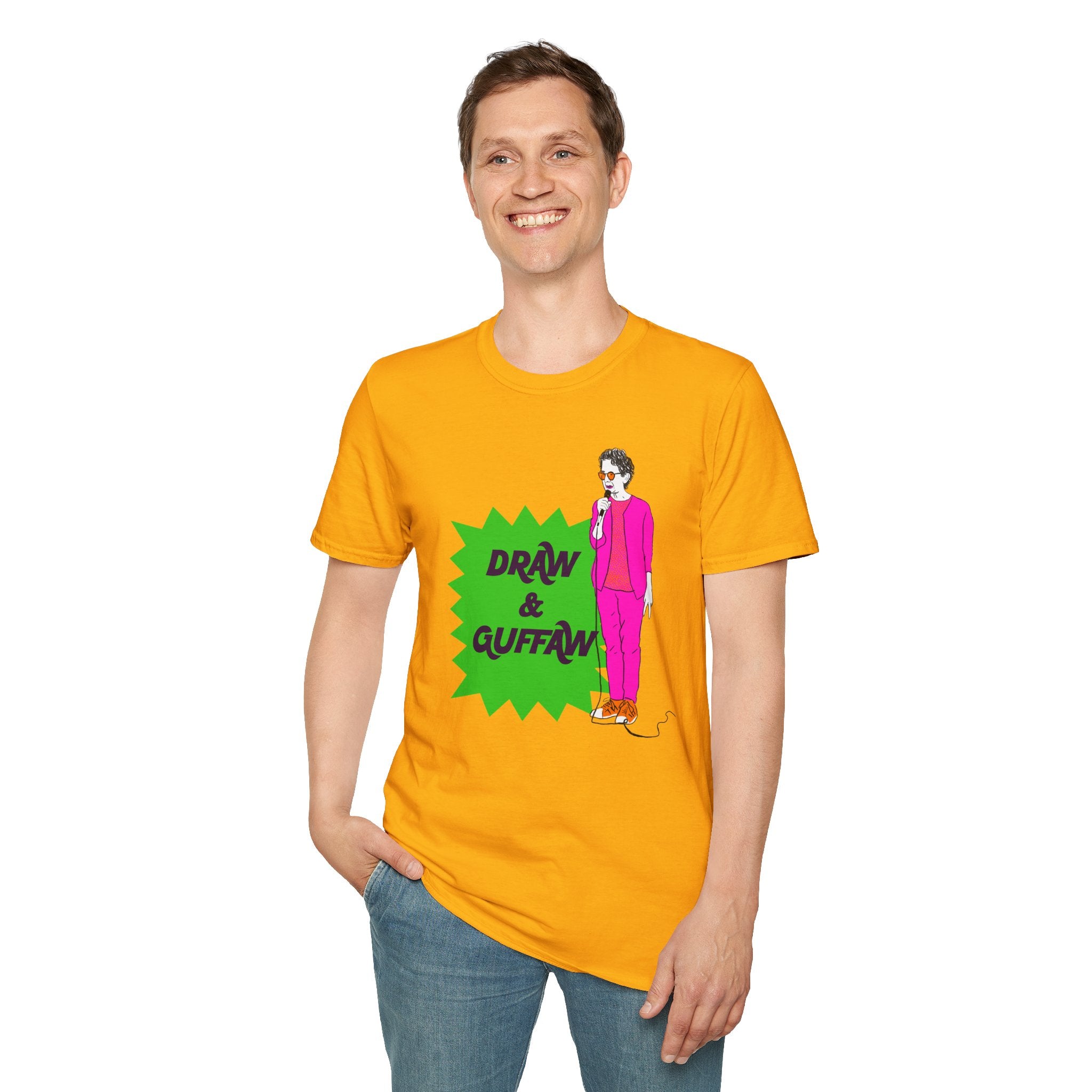 Draw and Guffaw Unisex Softstyle T-Shirt