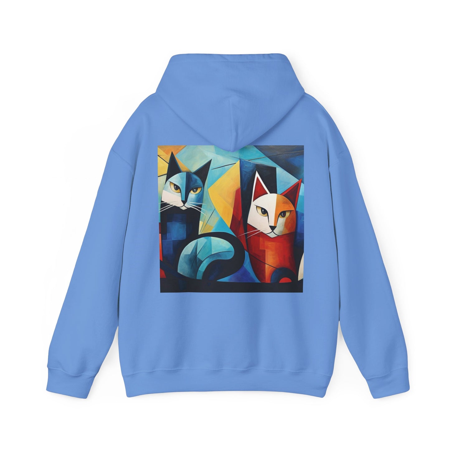 MeowMeow Back Unisex Heavy Blend Hooded Sweatshirt