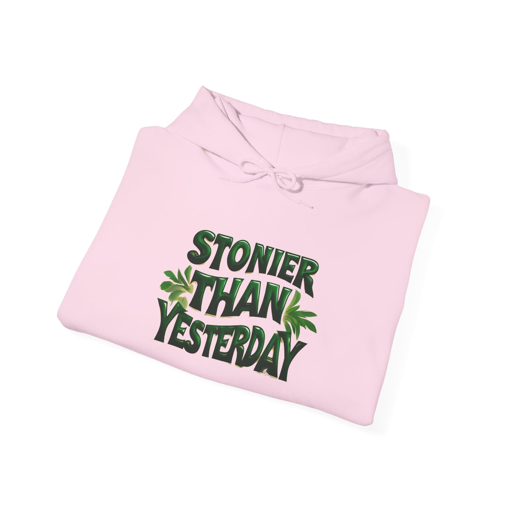 Stoner Vibes Unisex Hooded Sweatshirt - 'Stonier Than Yesterday'