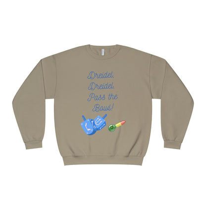 Dreidel Bowl Unisex NuBlend Crewneck Sweatshirt