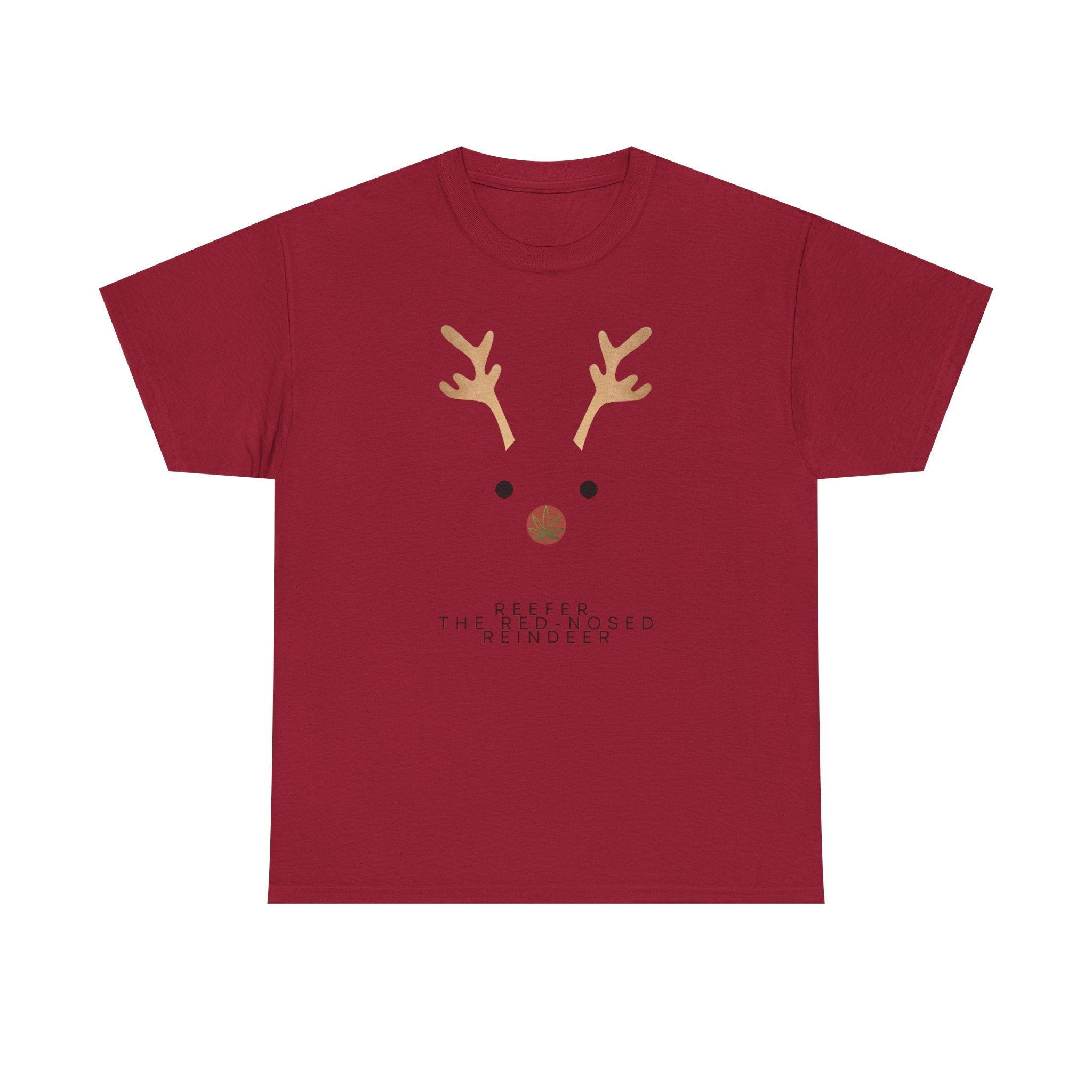 Reindeer Unisex Heavy Cotton Tee