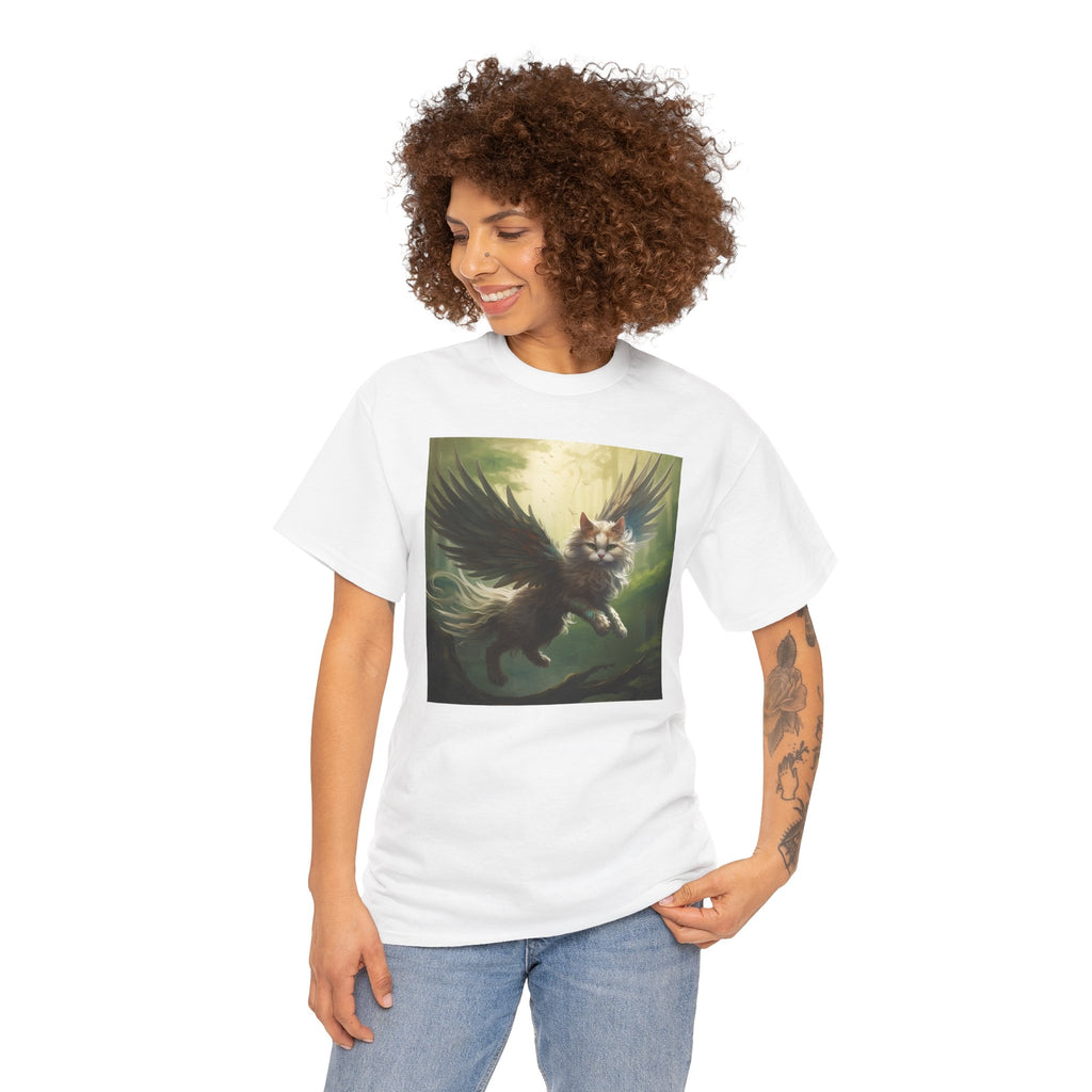 Fantasy Cat Unisex Heavy Cotton Tee