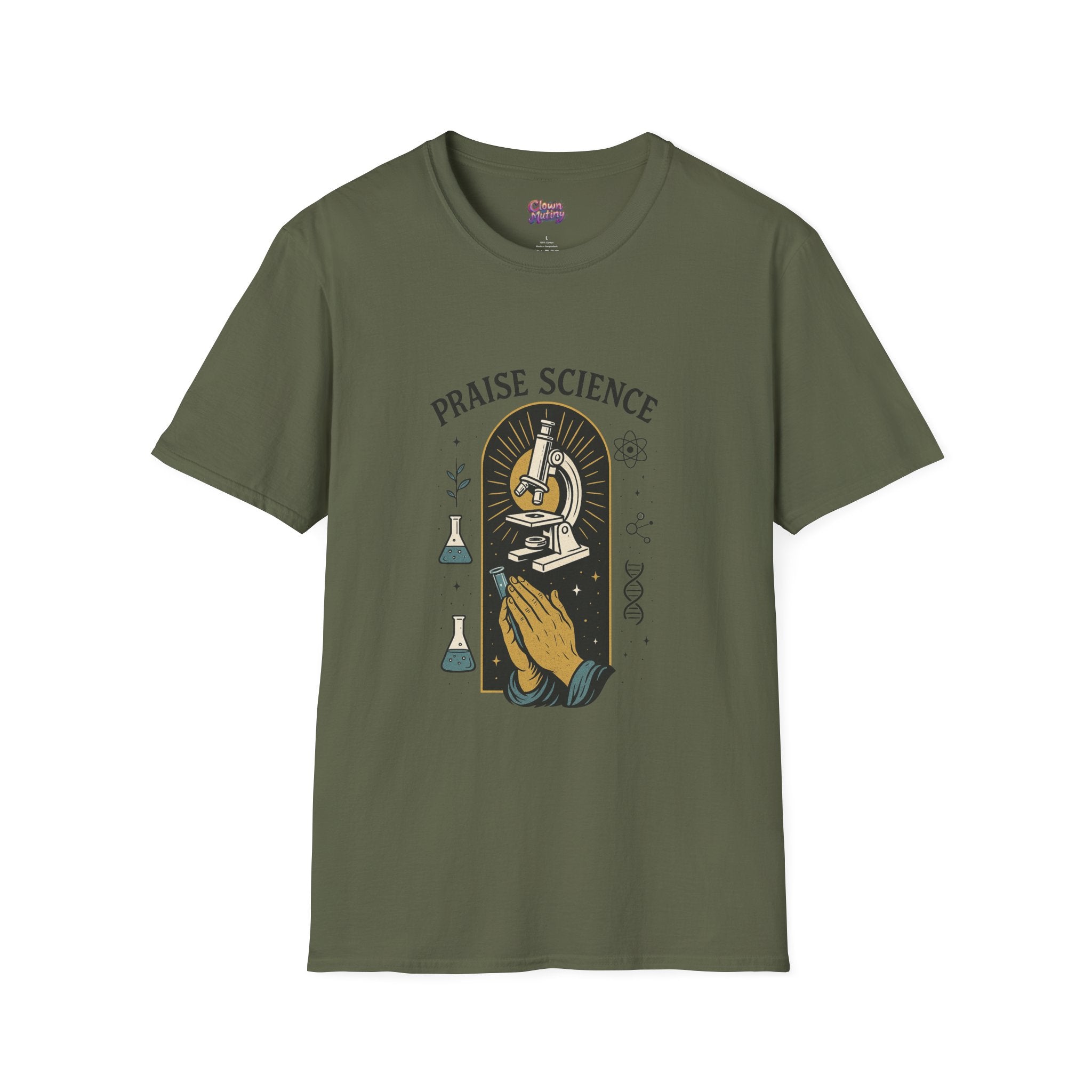 Praise Science Unisex Softstyle T-Shirt - Science Enthusiast Tee