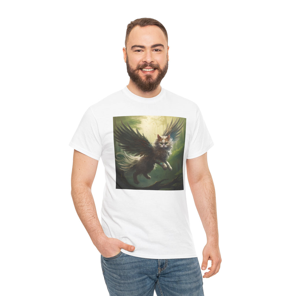 Fantasy Cat Unisex Heavy Cotton Tee