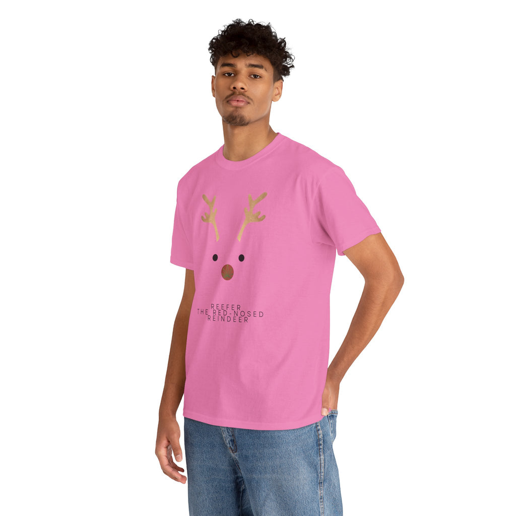 Reindeer Unisex Heavy Cotton Tee