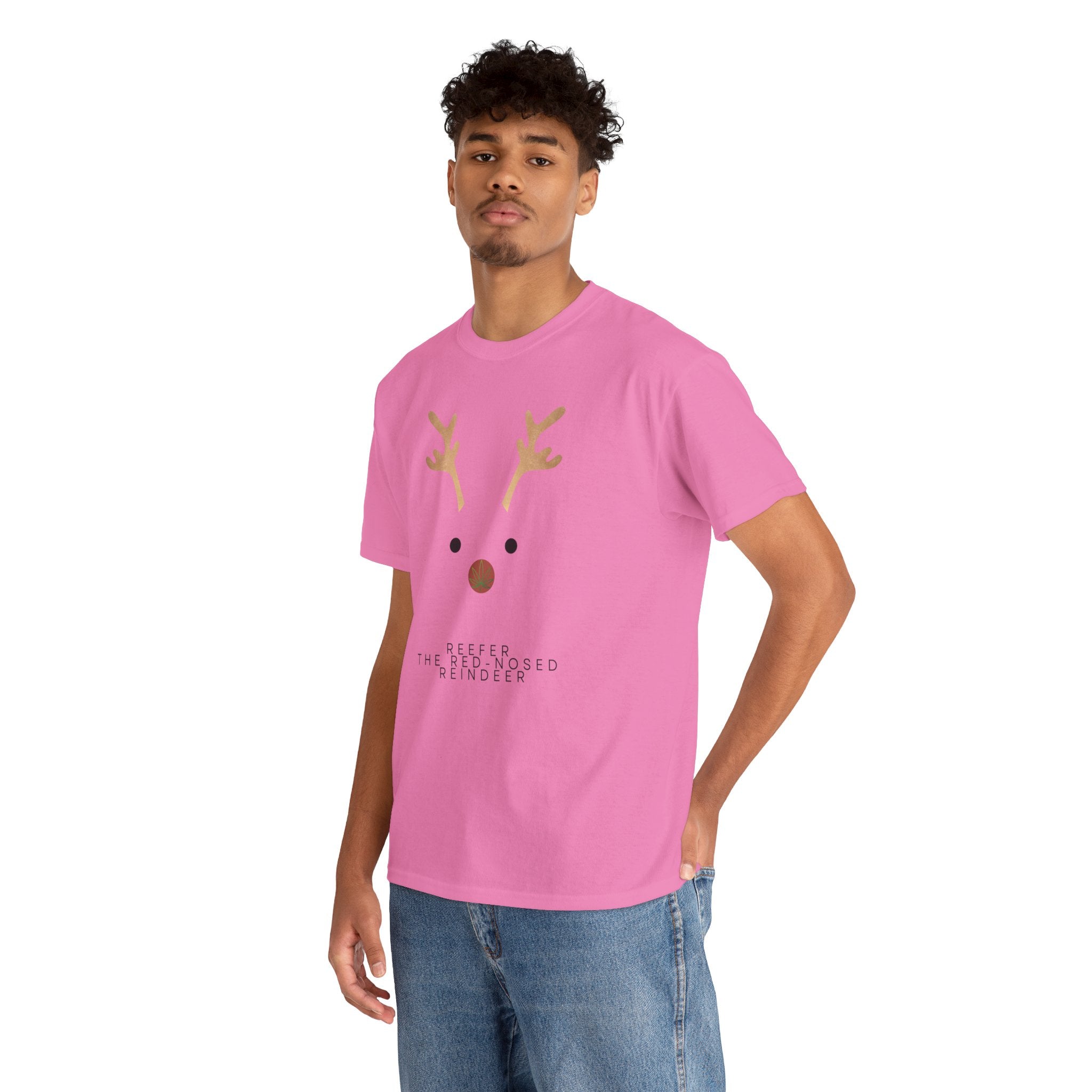 Reindeer Unisex Heavy Cotton Tee