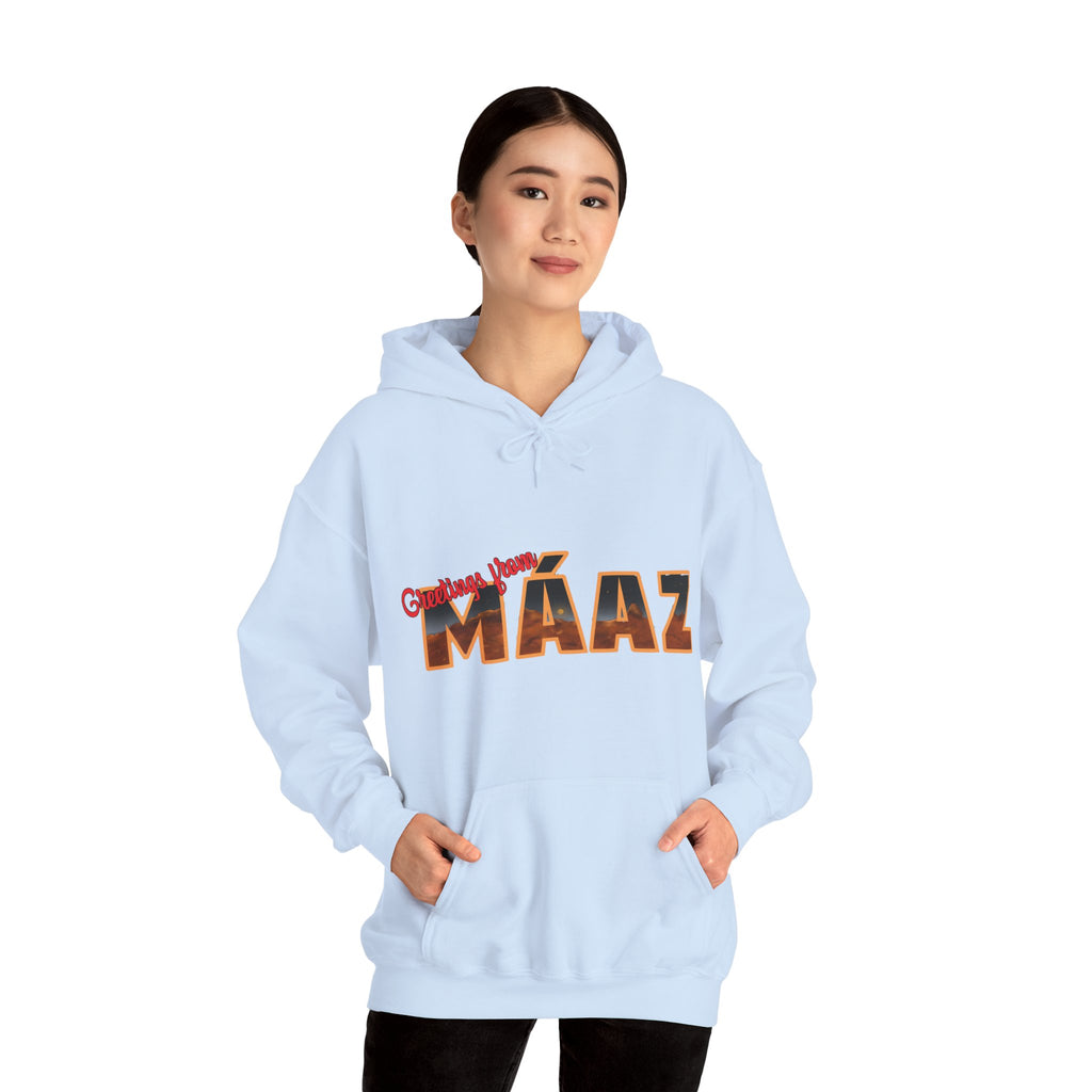 Greetings from Máaz Martians Unisex Heavy Blend Hooded Sweatshirt