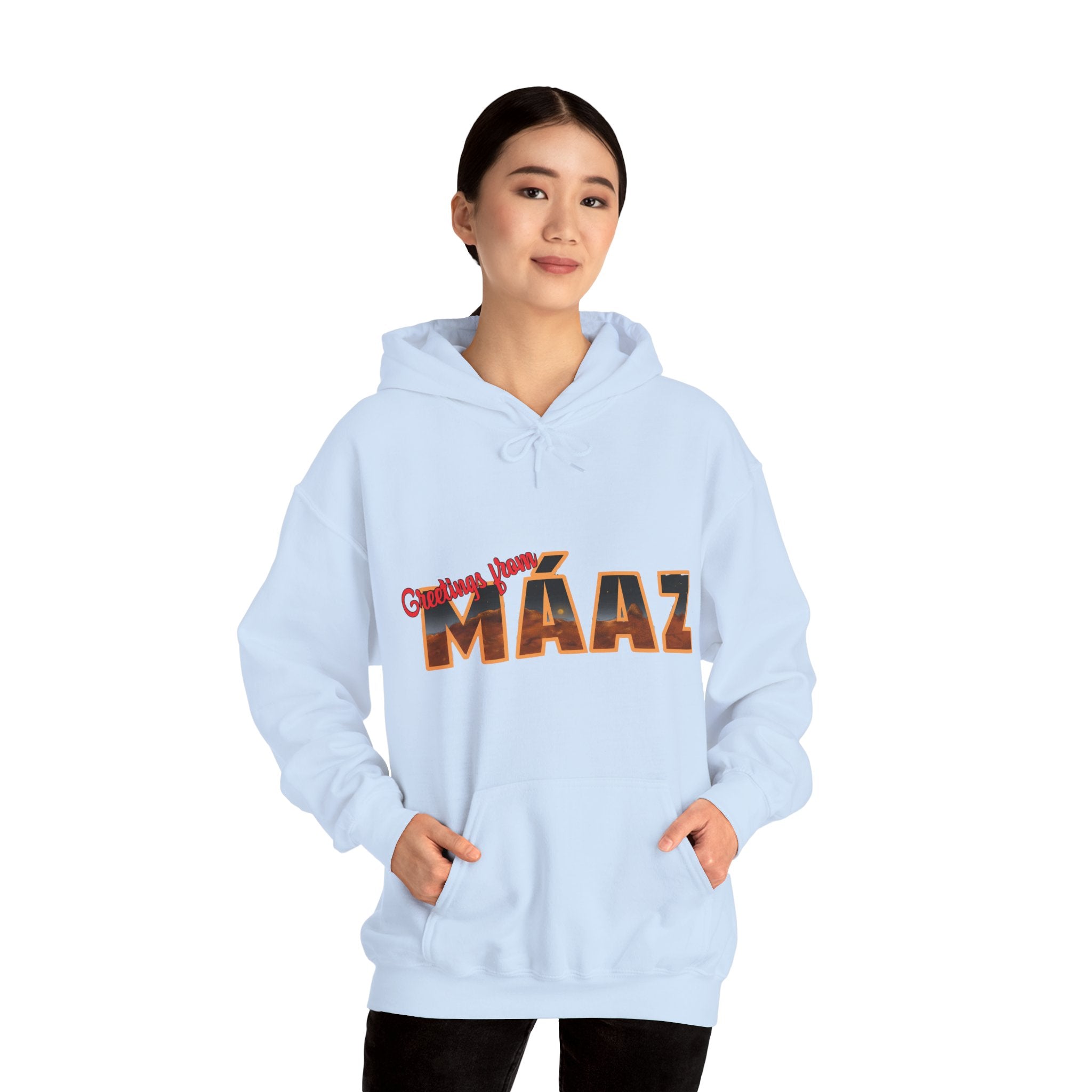 Greetings from Máaz Martians Unisex Heavy Blend Hooded Sweatshirt