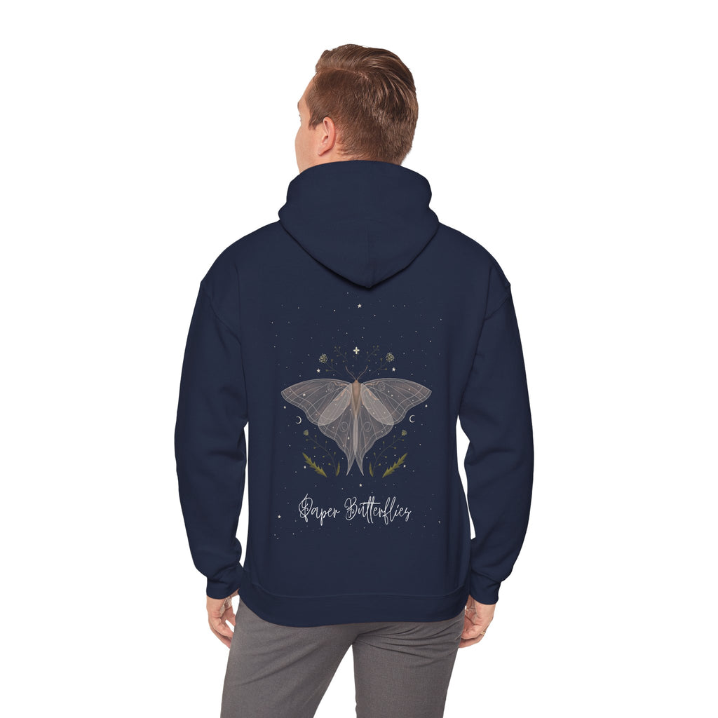 Paper Butterflies Fancy Unisex Heavy Blend Hooded Sweatshirt