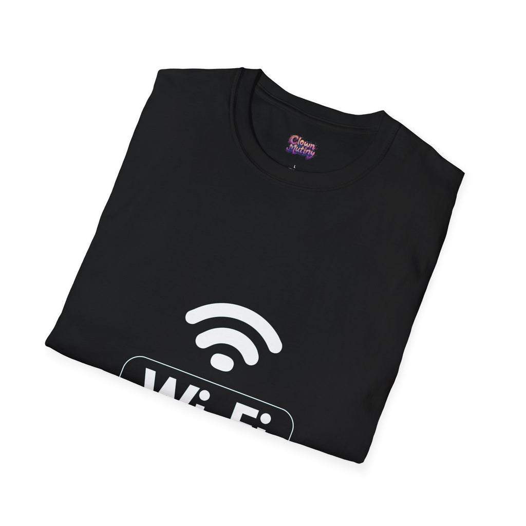 Funny Wi-Fi Love Language Unisex Softstyle T-Shirt | Perfect for Tech Lovers