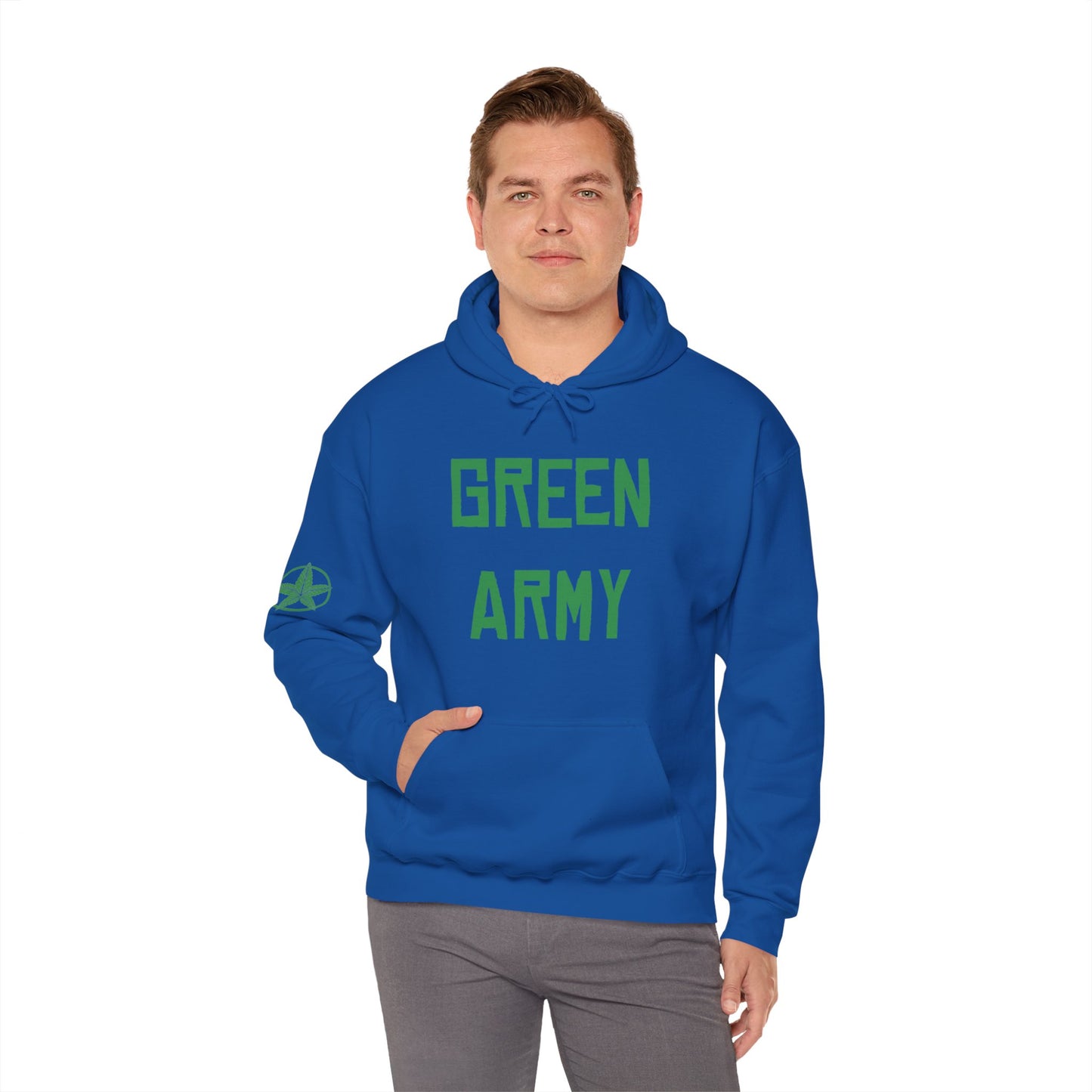 Green Army Unisex Heavy Blend Hooded Sweatshirt