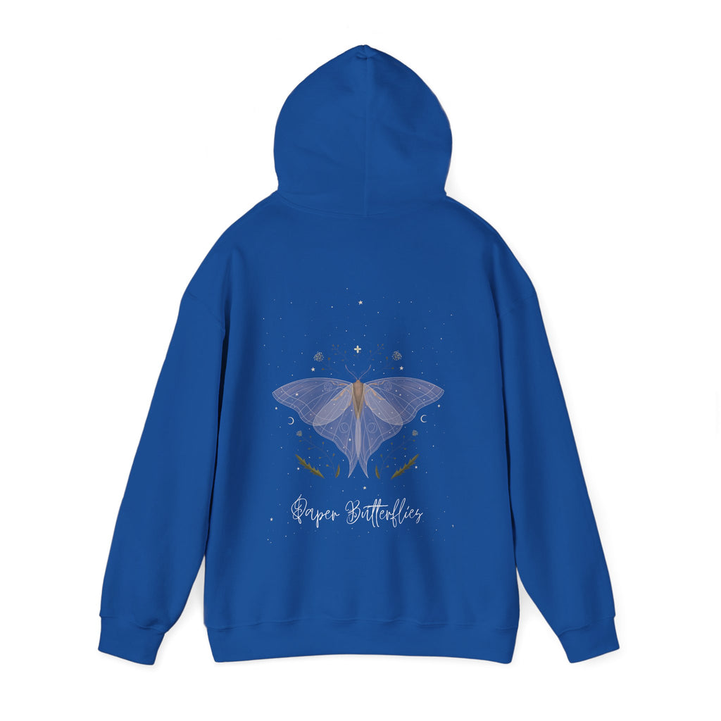 Paper Butterflies Fancy Unisex Heavy Blend Hooded Sweatshirt