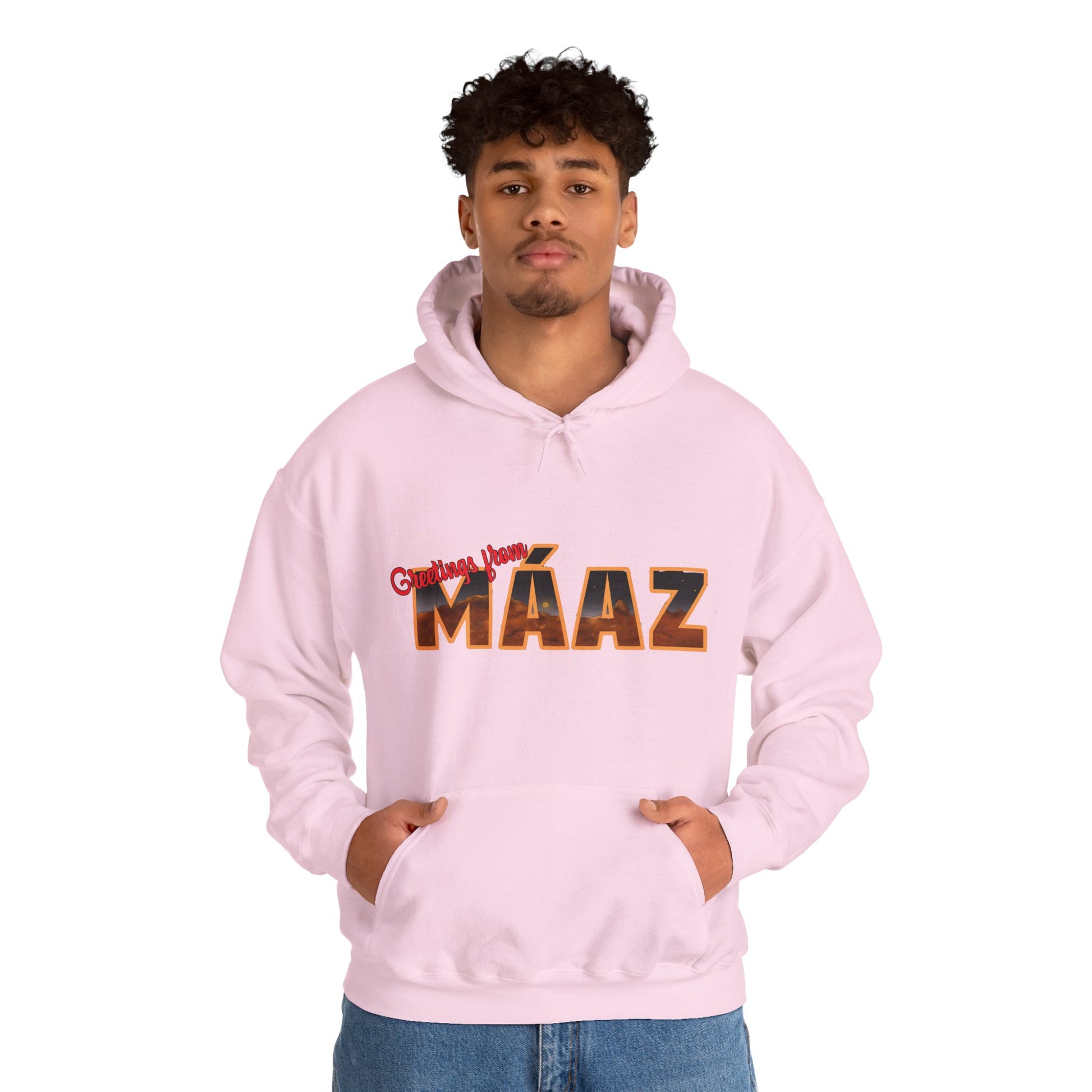 Greetings from Máaz Martians Unisex Heavy Blend Hooded Sweatshirt