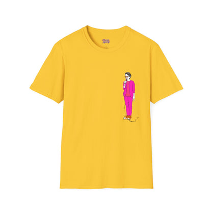 Draw and Guffaw Loren K Little Old Lady Unisex Softstyle T-Shirt