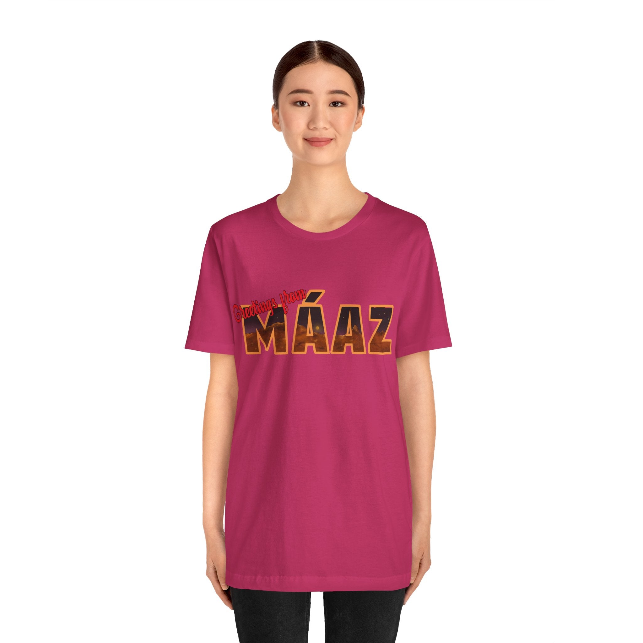 Greetings from Máaz Unisex Jersey Short Sleeve Tee