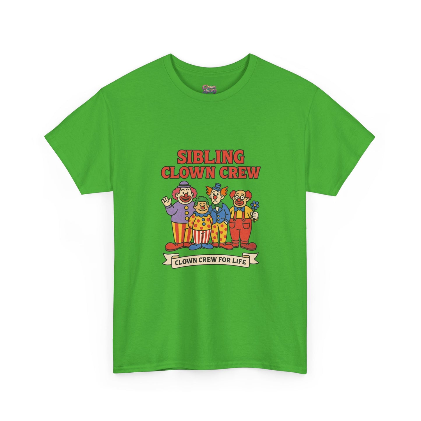 Clown Siblings Unisex Heavy Cotton Tee