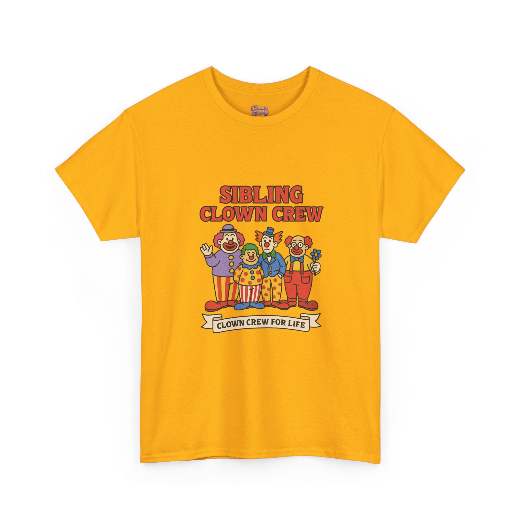 Clown Siblings Unisex Heavy Cotton Tee