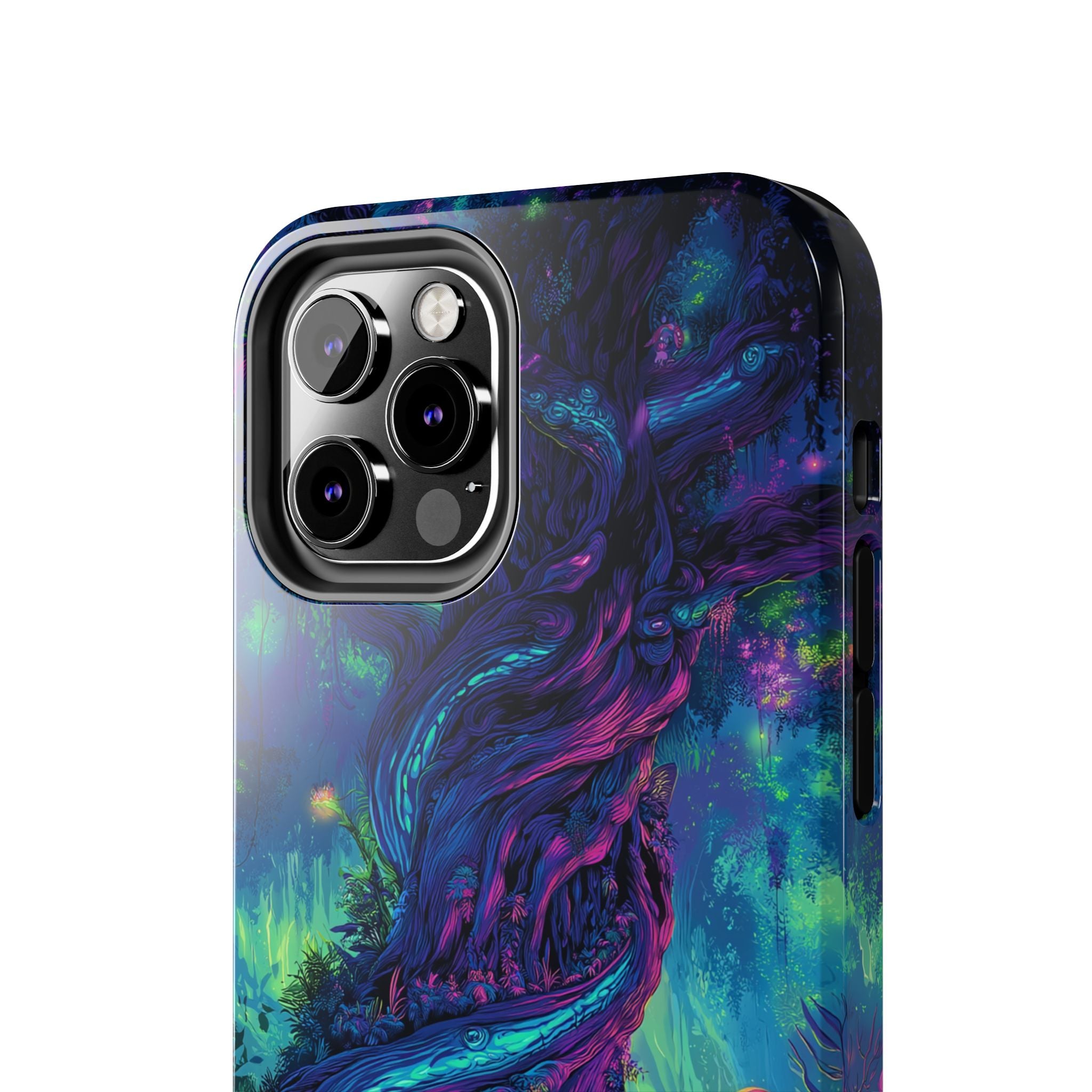 Psychedelic Tree Tough Phone Cases